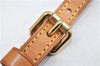 Authentic Louis Vuitton Leather Shoulder Strap Beige 30.3-34.3" LV 0675D