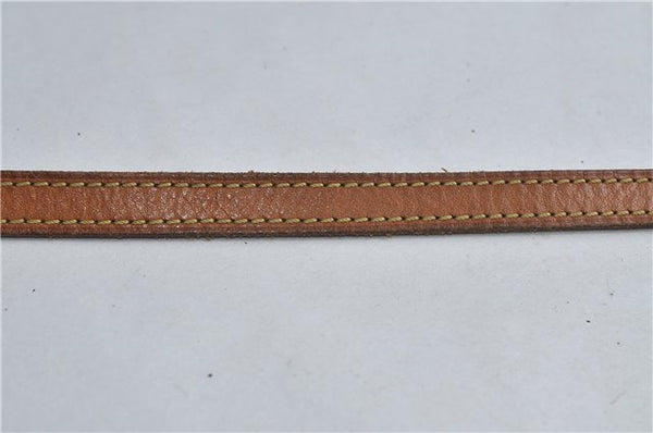 Authentic Louis Vuitton Leather Shoulder Strap Beige 30.3-34.3" LV 0675D
