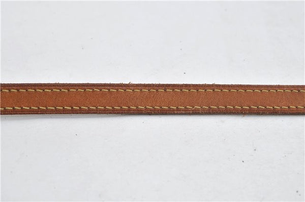 Authentic Louis Vuitton Leather Shoulder Strap Beige 30.3-34.3" LV 0675D