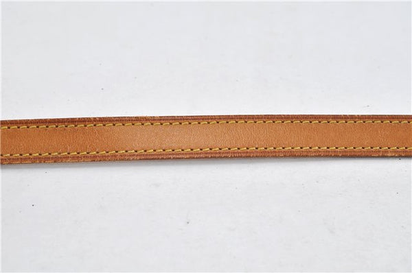 Authentic Louis Vuitton Leather Shoulder Strap Beige 39.2" LV 0676D