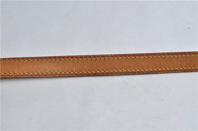 Authentic Louis Vuitton Leather Shoulder Strap Beige 39.2