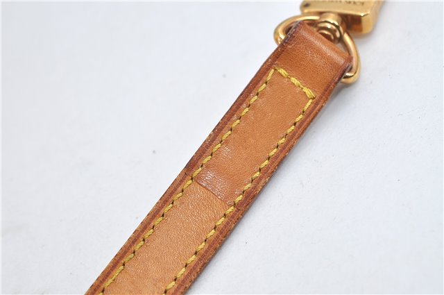 Authentic Louis Vuitton Leather Shoulder Strap Beige 39.2