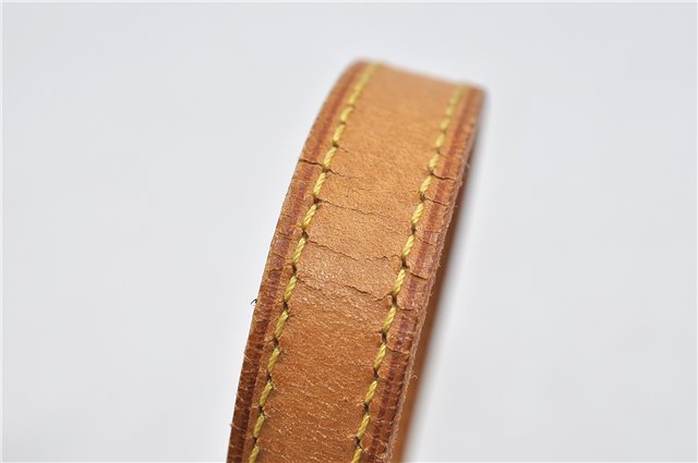 Authentic Louis Vuitton Leather Shoulder Strap Beige 39.2