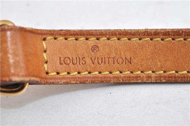 Authentic Louis Vuitton Leather Shoulder Strap Beige 39.2