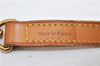 Authentic Louis Vuitton Leather Shoulder Strap Beige 39.2" LV 0676D