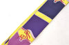 Authentic HERMES Twilly Scarf "Camails" Silk Yellow Purple 0679D