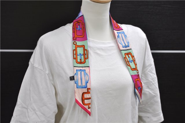 Authentic HERMES Twilly Scarf 