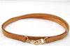 Authentic Louis Vuitton Leather Shoulder Strap Beige 47.8" LV 0681D