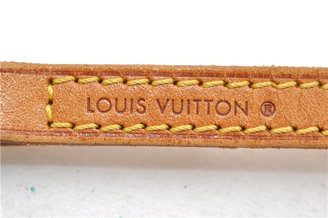 Authentic Louis Vuitton Leather Shoulder Strap Beige 47.8