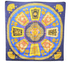 Authentic HERMES Carre 90 Scarf "Poste et Cavalerie" Silk Navy 0683D