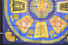 Authentic HERMES Carre 90 Scarf "Poste et Cavalerie" Silk Navy 0683D