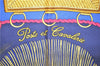 Authentic HERMES Carre 90 Scarf "Poste et Cavalerie" Silk Navy 0683D