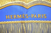 Authentic HERMES Carre 90 Scarf "Poste et Cavalerie" Silk Navy 0683D