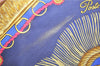 Authentic HERMES Carre 90 Scarf "Poste et Cavalerie" Silk Navy 0683D