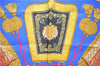 Authentic HERMES Carre 90 Scarf "Poste et Cavalerie" Silk Navy 0683D