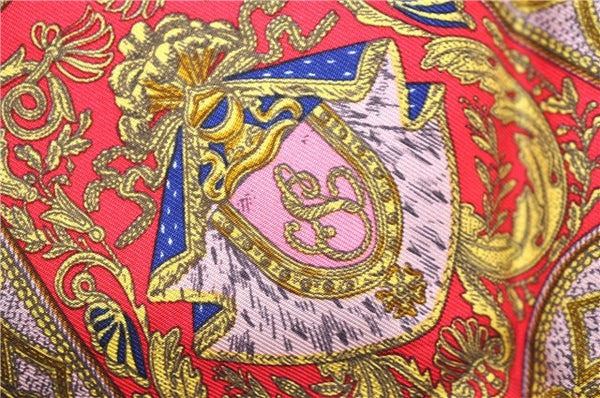 Authentic HERMES Carre 90 Scarf "Poste et Cavalerie" Silk Navy 0683D