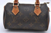 Authentic Louis Vuitton Monogram Mini Speedy Hand Bag M41534 LV 0687D