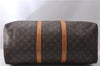 Authentic Louis Vuitton Monogram Keepall 50 Boston Bag M41426 LV 0689D