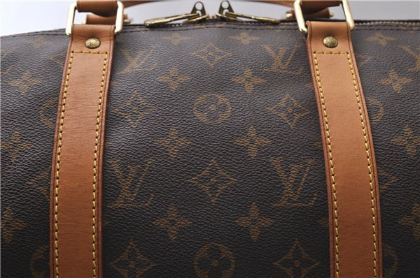 Authentic Louis Vuitton Monogram Keepall 50 Boston Bag M41426 LV 0689D