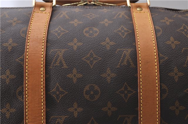 Authentic Louis Vuitton Monogram Keepall 50 Boston Bag M41426 LV 0689D