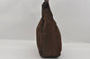 Authentic PRADA Vintage Nylon Tessuto Plastic Shoulder Hand Bag Brown 0689I