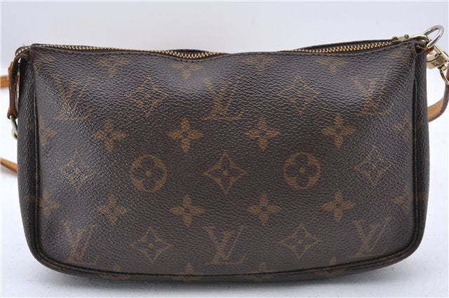 Louis Vuitton Monogram Pochette Accessoires Shoulder Cross Body Pouch Junk 0690D