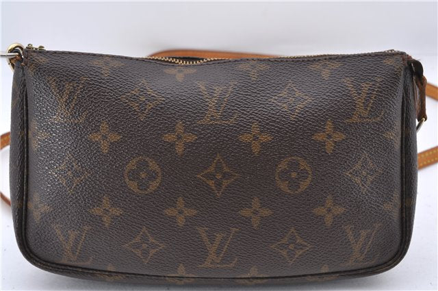 Louis Vuitton Monogram Pochette Accessoires Shoulder Cross Body Pouch Junk 0690D