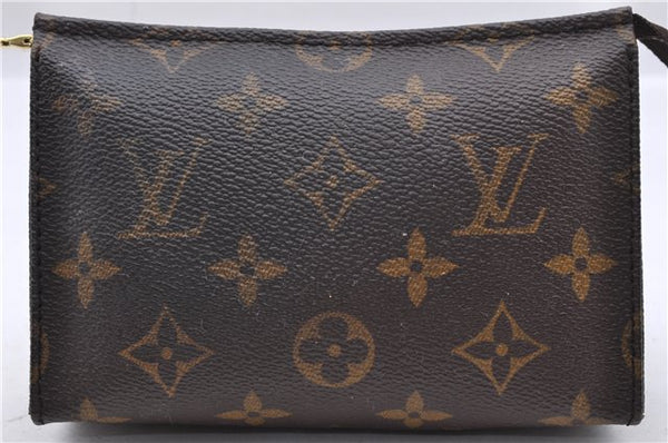 Auth Louis Vuitton Monogram Poche Toilette 15 Cosmetics Pouch M47546 LV 0691D