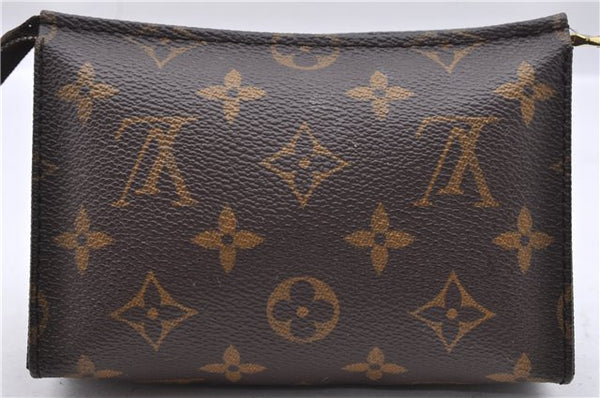 Auth Louis Vuitton Monogram Poche Toilette 15 Cosmetics Pouch M47546 LV 0691D