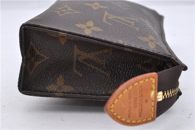 Auth Louis Vuitton Monogram Poche Toilette 15 Cosmetics Pouch M47546 LV 0691D