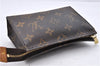 Auth Louis Vuitton Monogram Poche Toilette 15 Cosmetics Pouch M47546 LV 0691D