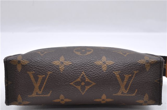 Auth Louis Vuitton Monogram Poche Toilette 15 Cosmetics Pouch M47546 LV 0691D