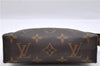 Auth Louis Vuitton Monogram Poche Toilette 15 Cosmetics Pouch M47546 LV 0691D