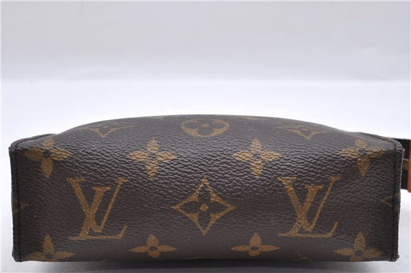 Auth Louis Vuitton Monogram Poche Toilette 15 Cosmetics Pouch M47546 LV 0691D