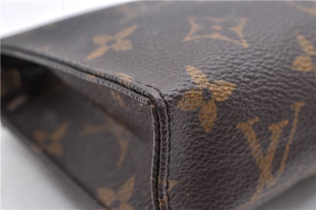 Auth Louis Vuitton Monogram Poche Toilette 15 Cosmetics Pouch M47546 LV 0691D