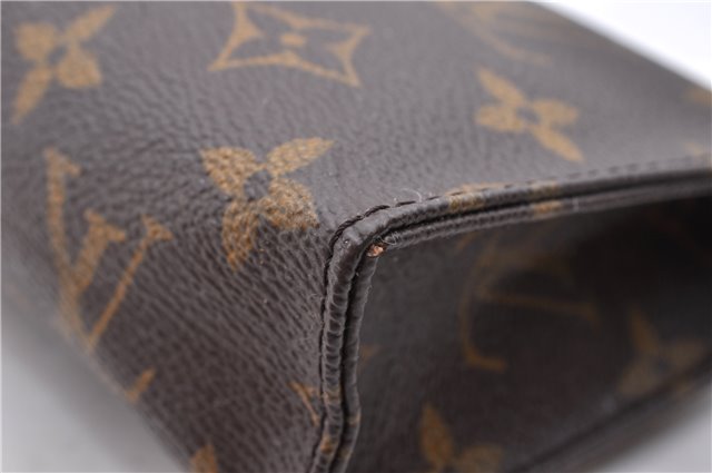 Auth Louis Vuitton Monogram Poche Toilette 15 Cosmetics Pouch M47546 LV 0691D
