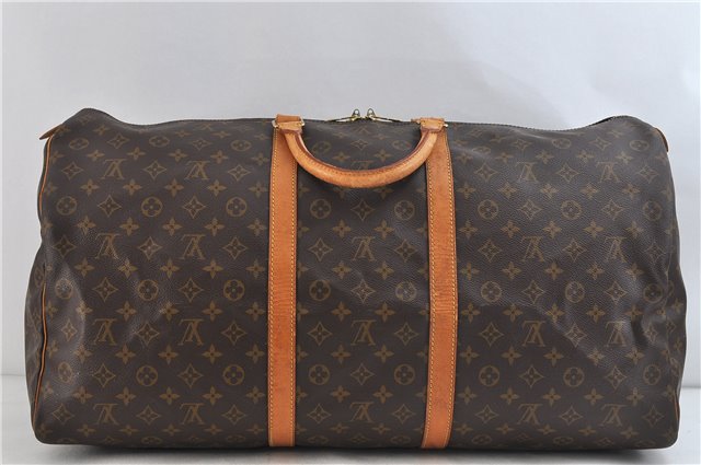 Authentic Louis Vuitton Monogram Keepall 60 Boston Bag M41422 LV 0692D