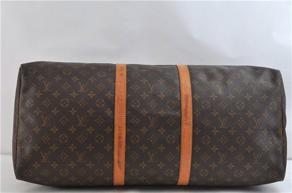 Authentic Louis Vuitton Monogram Keepall 60 Boston Bag M41422 LV 0692D