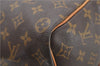 Auth Louis Vuitton Monogram Keepall Bandouliere 50 Boston Bag M41416 LV 0693D