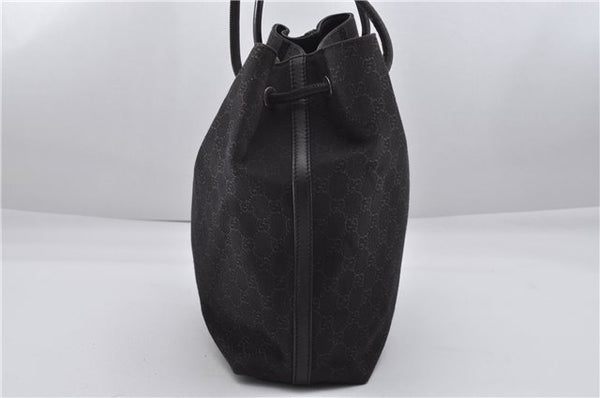 Authentic GUCCI Vintage Shoulder Tote Bag GG Canvas Leather 152279 Brown 0693F