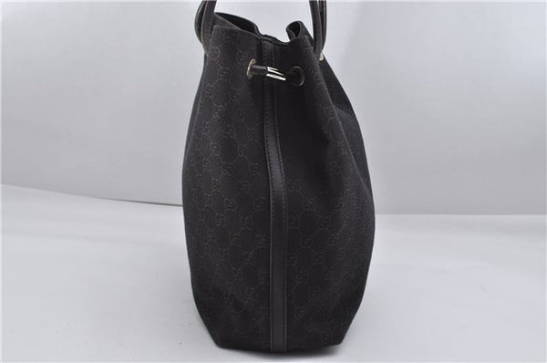 Authentic GUCCI Vintage Shoulder Tote Bag GG Canvas Leather 152279 Brown 0693F