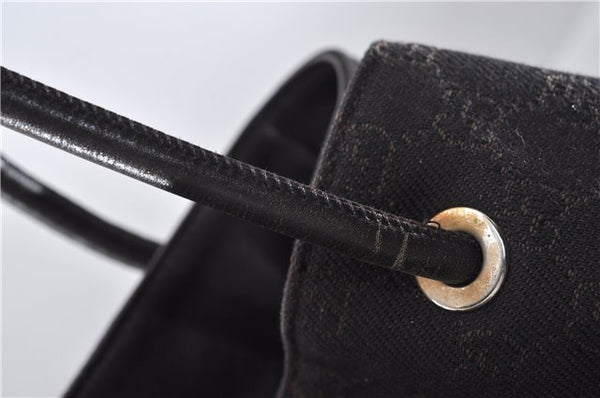 Authentic GUCCI Vintage Shoulder Tote Bag GG Canvas Leather 152279 Brown 0693F