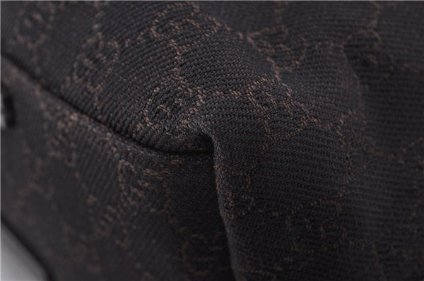 Authentic GUCCI Vintage Shoulder Tote Bag GG Canvas Leather 152279 Brown 0693F