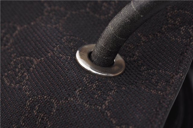 Authentic GUCCI Vintage Shoulder Tote Bag GG Canvas Leather 152279 Brown 0693F