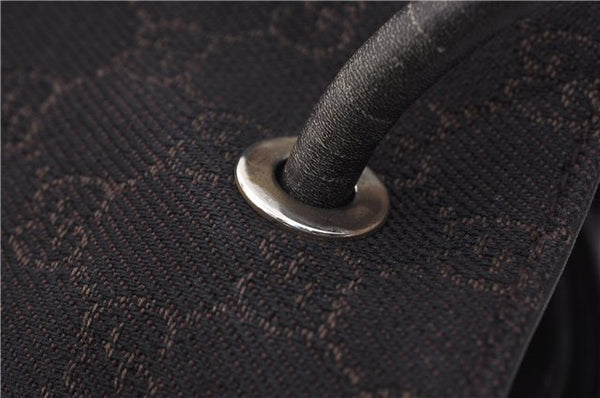 Authentic GUCCI Vintage Shoulder Tote Bag GG Canvas Leather 152279 Brown 0693F