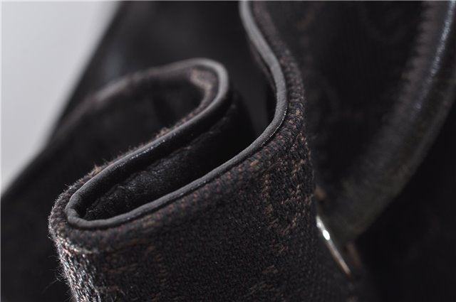 Authentic GUCCI Vintage Shoulder Tote Bag GG Canvas Leather 152279 Brown 0693F