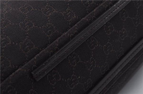 Authentic GUCCI Vintage Shoulder Tote Bag GG Canvas Leather 152279 Brown 0693F