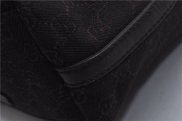 Authentic GUCCI Vintage Shoulder Tote Bag GG Canvas Leather 152279 Brown 0693F