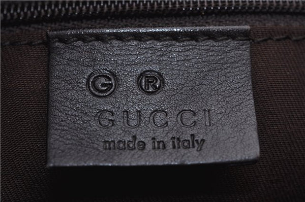 Authentic GUCCI Vintage Shoulder Tote Bag GG Canvas Leather 152279 Brown 0693F