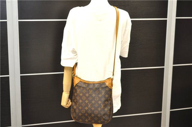 Auth Louis Vuitton Monogram Odeon PM Shoulder Cross Body Bag M56390 LV 0694D